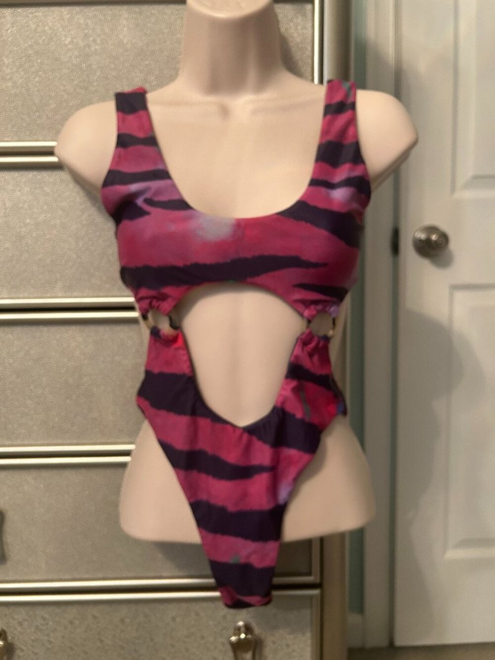 New L'ANIMAL by Morgan Osman Cut Out Swimsuit - size Small